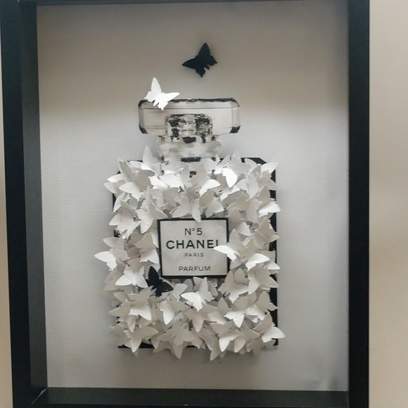 Chanel Other 3d Butterfly Art Poshmark